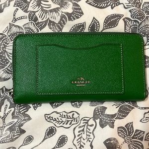 Green coach wallet